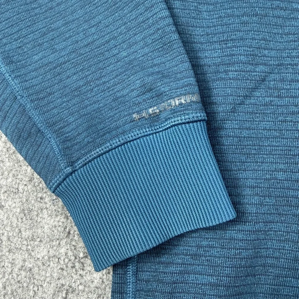 Under Armour ColdGear Pullover Mens‎ XL Blue 1/4 Zip UA Storm Fleece Thermal